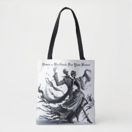 Skeleton Tote Bag