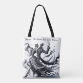 Skeleton Tote Bag (Achterkant)