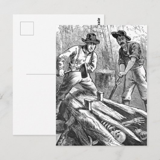 "Skeleton Tree" Briefkaart (Voorkant / Achterkant)