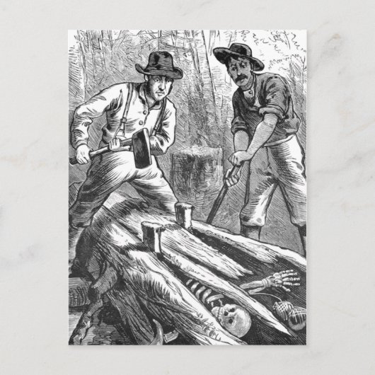 "Skeleton Tree" Briefkaart (Voorkant)