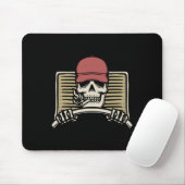 Skeleton Trucker Lazy Halloween Costume Muismat (Met muis)