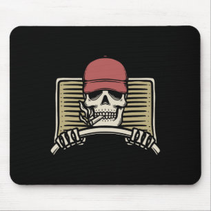 Skeleton Trucker Lazy Halloween Costume Muismat