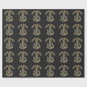 Skeleton Twin Dads Club Cadeaupapier