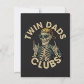 Skeleton Twin Vaders Club Bedankkaart (Voorkant)
