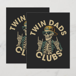 Skeleton Twin Vaders Club Bedankkaart