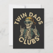 Skeleton Twin Vaders Club Kaart (Achterkant)
