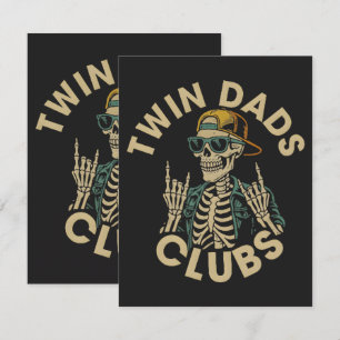 Skeleton Twin Vaders Club Kaart