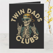 Skeleton Twin Vaders Club Kaart (Gele Bloem)