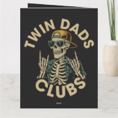 Skeleton Twin Vaders Club Kaart (Achterkant)