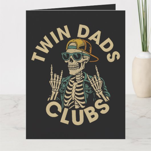Skeleton Twin Vaders Club Kaart (Voorkant)