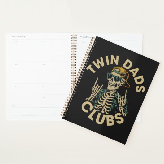 Skeleton Twin Vaders Club Planner (Display)