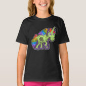 Skeleton Unicorn Halloween T-shirt (Voorkant)