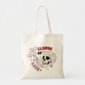 Skeleton Valentijn's Day Canvas tas, Grappige Canv Tote Bag (Voorkant)