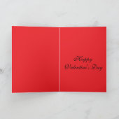 Skeleton Valentine's Day Kaart (Binnen)