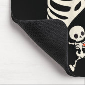 Skeleton van Halloween zwangerschapskoppels kostuu Muismat (Hoek)