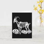 Skeleton Verjaardag Halloween Mannen Vrouwen Kinde Kaart (Gele Bloem)