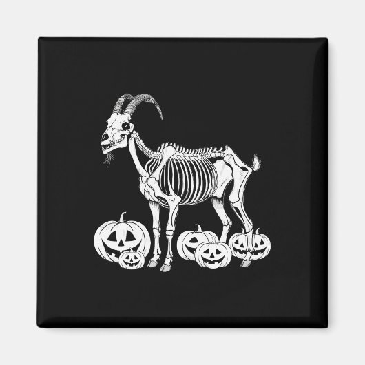 Skeleton Verjaardag Halloween Mannen Vrouwen Kinde Magneet (Voorkant)