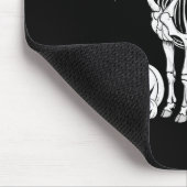 Skeleton Verjaardag Halloween Mannen Vrouwen Kinde Muismat (Hoek)