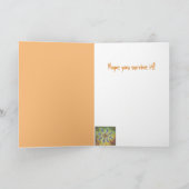 Skeleton Vortex van Doom Halloween Feestdagen Kaart (Binnen)