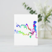 Skeleton Walk Briefkaart (Staand voorkant)