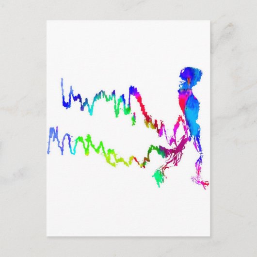 Skeleton Walk Briefkaart (Voorkant)