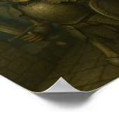 Skeleton Warrior - Sentinel van de Dungeon Maze Poster (Hoek)