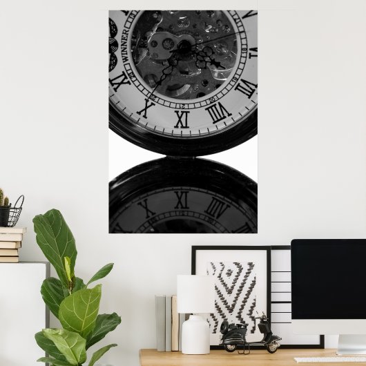 Skeleton Watch Poster (Thuiskantoor)