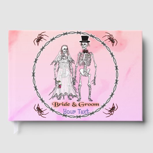 Skeleton Wedding Gastenboek (Voorkant)