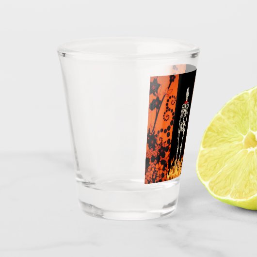 Skeleton Wedding Toast Glasses Shot Glas (Links)