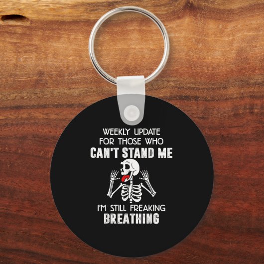 Skeleton Weekly Update For Those Who Can't Stand M Sleutelhanger (Voorkant)