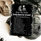 Skeleton weet de bruid echt het bruidegom spel kaart