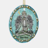 Skeleton Wings Keramisch Ornament (Rechts)