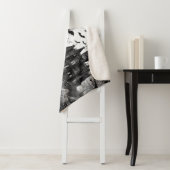 Skeleton Witch Pumpkin Sherpa Deken (In situ)