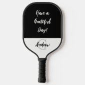 Skeleton with Roses Pickleball Paddle (Achterkant)