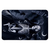 Skeleton Wizard Ontwerp Rectangle Magnet Magneet (Horizontaal)