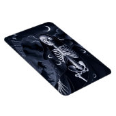 Skeleton Wizard Ontwerp Rectangle Magnet Magneet (Rechterzijde)