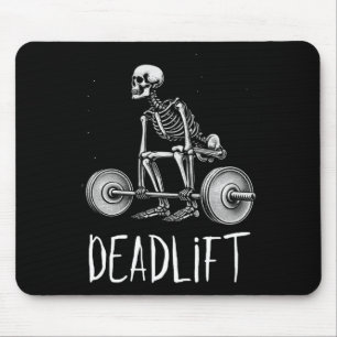 Skeleton Workout Halloween Gewichtheffen Fitness Muismat