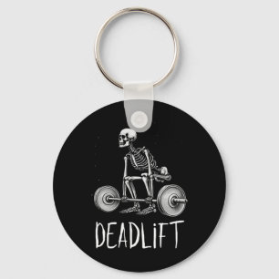 Skeleton Workout Halloween Gewichtheffen Fitness Sleutelhanger