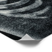 Skeleton Xray Rib kooi  zwart wit gothisch Poster (Hoek)