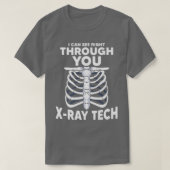 Skeleton Xray Tech Radiologicus Radiologis T-shirt (Design voorkant)