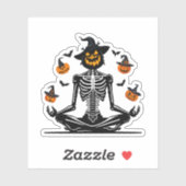 Skeleton Yoga Sticker (Vel)