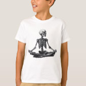 Skeleton Yoga T-shirt (Voorkant)