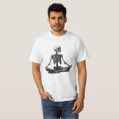 Skeleton Yoga T-shirt (Voorkant volledig)