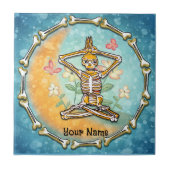 Skeleton Yoga   Tegeltje (Voorkant)