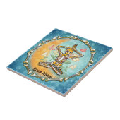 Skeleton Yoga   Tegeltje (Zijkant)