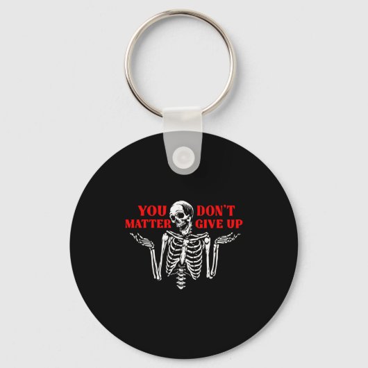 Skeleton You Don’t Give Up Sleutelhanger (Voorkant)
