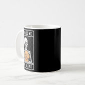 Skeleton You Feel Halloween Me Alive Koffiemok (Voorkant links)