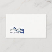 Skeleton Zeer belangrijke Waterverf Visitekaartje (Achterkant)