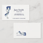 Skeleton Zeer belangrijke Waterverf Visitekaartje (Voorkant / Achterkant)