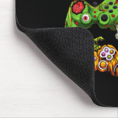 Skeleton Zombie Gaming Controllers Halloween Gamer Muismat (Hoek)